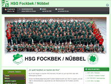 Tablet Screenshot of hsg-fockbek-nuebbel.de